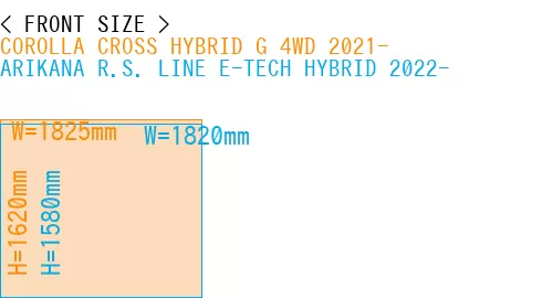 #COROLLA CROSS HYBRID G 4WD 2021- + ARIKANA R.S. LINE E-TECH HYBRID 2022-